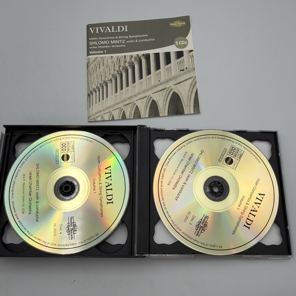 Violin Concertos & String Symphonies by Vivaldi / Ico / Mintz (CD, 2008) - Picture 8 of 8